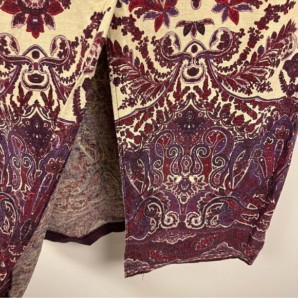 Norton McNaughton Cream and Purple Maxi Skirt - Picture 5 of 7